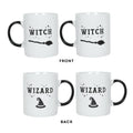 Witch and Wizard Mug Set Version 2