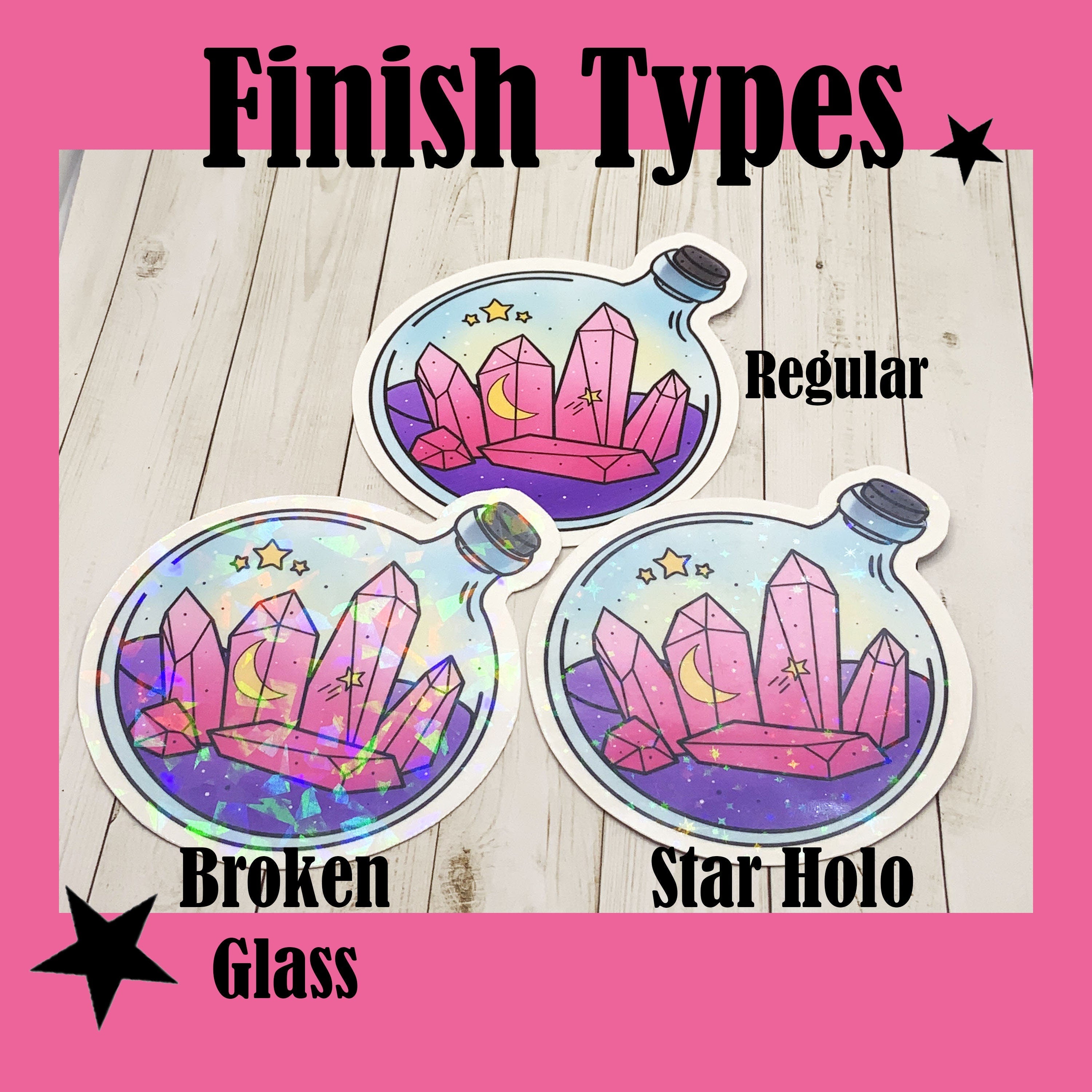 Rainbow Crystal Sticker
