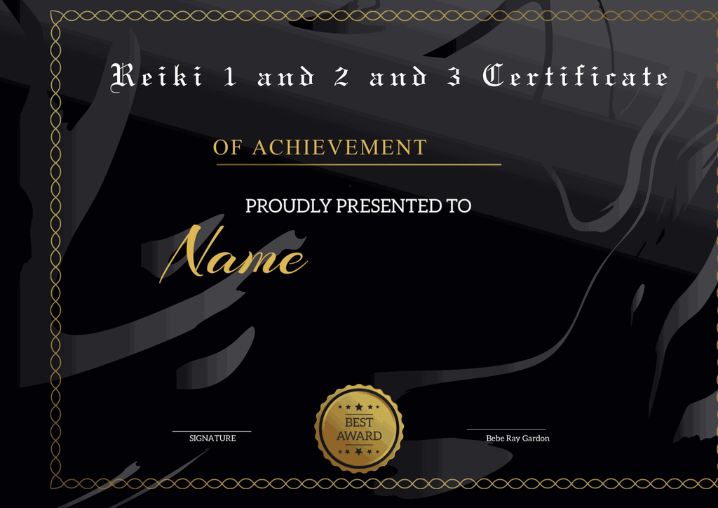 Reiki Master Teacher: Full Certification & Attunement Program - Bebe Ray Gardon Christian Witch School